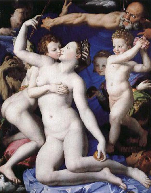 unknow artist Venus, Cupid, stupid and time oil painting image
